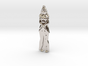 Gwynevere, Princess of Sunlight - Keychain in Rhodium Plated Brass