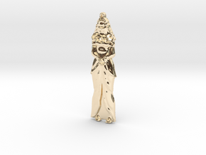 Gwynevere, Princess of Sunlight - Keychain in 14k Gold Plated Brass