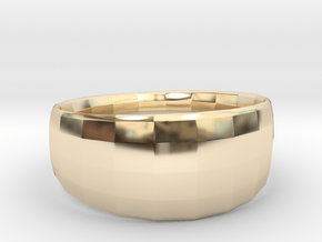 The Ima Edgededges Ring - Size US 9/EU 60 in 14K Yellow Gold