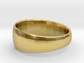 Ima Edgededges Ring in Polished Brass: 7 / 54