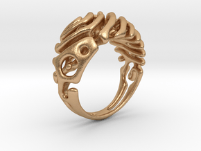 Ring "Wave" in Natural Bronze