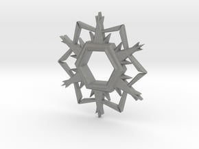 Alpha-Omega Snowflake in Gray PA12