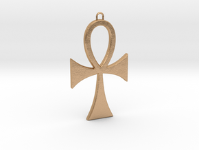 Ankh-5 in Natural Bronze