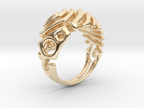 Ring "Wave" in 14K Yellow Gold