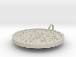 Uvall Medallion in Natural Sandstone