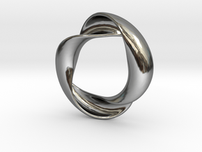 Mobius XIV in Fine Detail Polished Silver