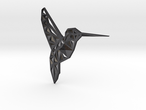 Hummingbird  in Polished and Bronzed Black Steel