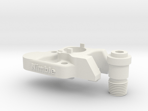 Nimble V1 CR-10 Mount  for the Nimble in White Natural Versatile Plastic