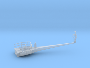1/100 IJN Yamato Antenna Yard Arm Starboard in Smooth Fine Detail Plastic