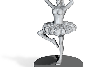 Female Ballerina in Tan Fine Detail Plastic