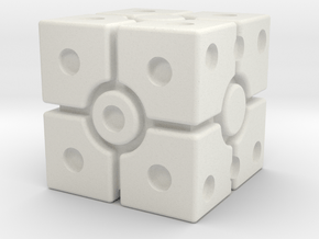 Imperial Scanner Dice in White Natural Versatile Plastic: Small