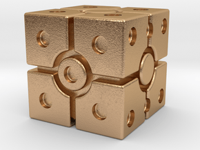 Imperial Scanner Dice in Natural Bronze: Small