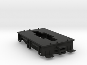 23 Ton GE Box Cab Frame Narrow Gauge On30 / On3  in Black Premium Versatile Plastic