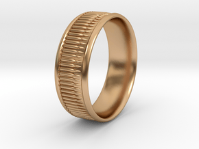 Bullet Belt Ring - multiple sizes available in Polished Bronze: 5 / 49