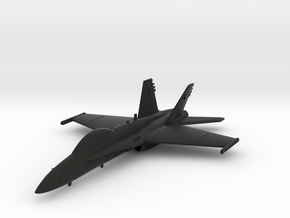 McDonnell Douglas F/A-18D Hornet in Black Natural Versatile Plastic: 1:96
