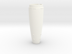 Hinterteil Torpedo G7e 1:24 in White Processed Versatile Plastic