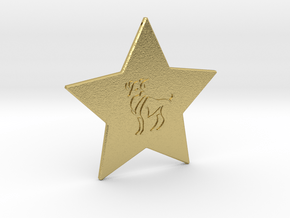 star-aries in Natural Brass