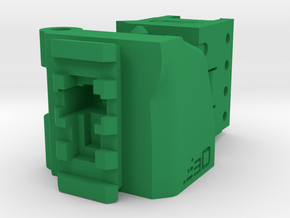 TeleScopix Folding Stock Adapter (Medium Kit) in Green Processed Versatile Plastic