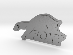 FOXY Badge 1.0 in Natural Silver