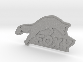 FOXY Badge 1.0 in Aluminum