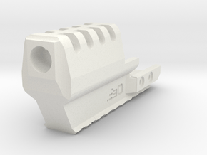 J.W. Frame Mounted Compensator for XDM in White Natural Versatile Plastic