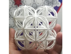 56 Dorje Object in White Natural Versatile Plastic