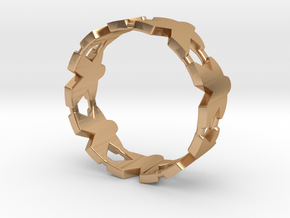 Meeple ring, several sizes in Polished Bronze: 11.5 / 65.25