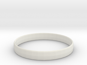 Ima Edgededges Bangle - Bracelet in White Natural Versatile Plastic: Extra Small