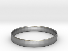Ima Edgededges Bangle - Bracelet in Natural Silver: Extra Small
