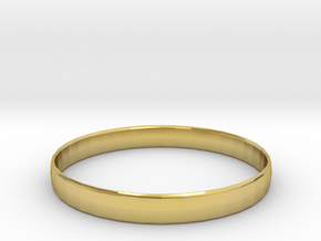 Ima Edgededges Bangle - Bracelet in Polished Brass: Medium
