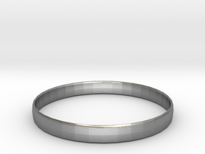 Ima Edgededges Bangle - Bracelet in Natural Silver: Large