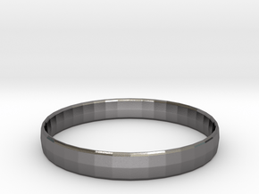 Ima Edgededges Bangle - Bracelet in Polished Nickel Steel: Extra Small
