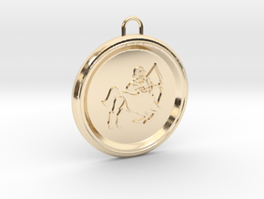 sagitarius-pendant in 14k Gold Plated Brass