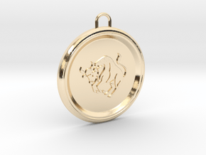 taurus-pendant in 14k Gold Plated Brass