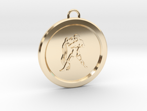 aquarius-pendant in 14k Gold Plated Brass