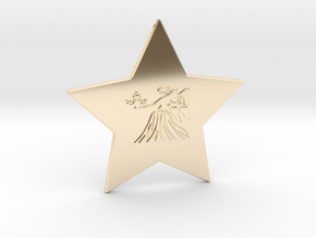 star-virgo in 14k Gold Plated Brass