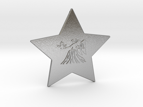 star-virgo in Natural Silver