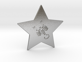 star-scorpio in Natural Silver