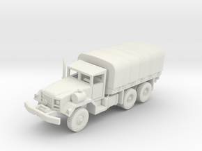 M813a1 Truck w-Tarp & Winch in White Natural Versatile Plastic: 1:200