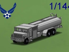 Oshkosh R-11 Refueler in Green Processed Versatile Plastic: 1:144