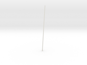 Schooner Zodiac - Main Mast in White Natural Versatile Plastic