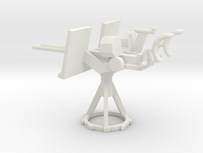 1/72 Scale 20mm Gun Mount Mk24 in White Natural Versatile Plastic