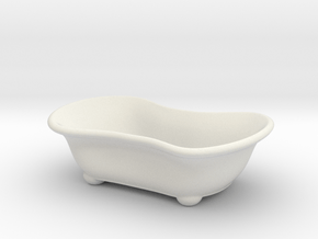 Bathtub Soap Holder in White Natural Versatile Plastic