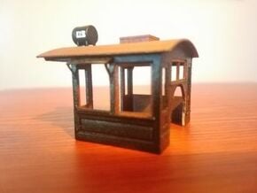 1880's to 1900's Baldwin Cab ON30 in Tan Fine Detail Plastic