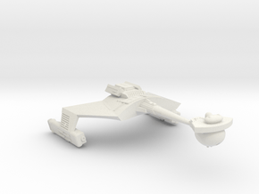 3125 Scale Romulan KRM Mauler Cruiser (Smooth) in White Natural Versatile Plastic