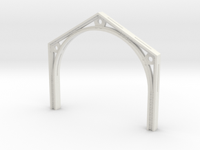 footbridge arch V3 scaled in White Natural Versatile Plastic