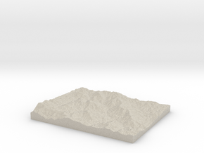 Model of Band-e Mardār in Natural Sandstone