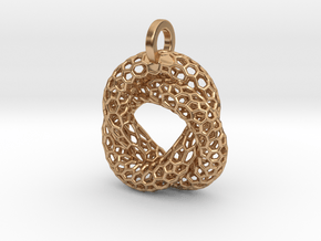 Knot Pendant in Polished Bronze