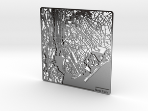 New York in Polished Silver