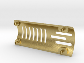 MPP V2 Cover plate, (Romans) in Natural Brass